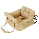 ペット用ドライブベッドキャリー ドライブベッド 2way ドライブシート 犬 車 ドライブボックス ペットベッド 車用 布製 ポケット クッション 犬ベッド 無地 イヌ 猫 動物用 ぼん家具