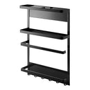 マグネット冷蔵庫サイドラック マグネット 収納 冷蔵庫 サイドラック キッチンペーパーホルダー ラップ 調味料 収納 便利グッズ キッチン おしゃれ TOWER 山崎実業