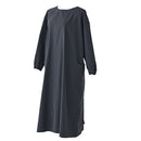 スモックエプロン エプロン おしゃれ 割烹着 エプロンワンピース スモック 長袖 袖付き ロング レディース かわいい 大きいサイズ 羽織 抗菌防臭加工 保育士 ぼん家具