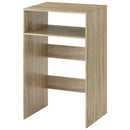 ゴミ箱上ラック ゴミ箱上ラック 可動棚 レンジ台 キッチン 収納 ロータイプ 木目調 ぼん家具