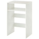 ゴミ箱上ラック ゴミ箱上ラック 可動棚 レンジ台 キッチン 収納 ロータイプ 木目調 ぼん家具