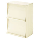 マルチキャビネット〔Aタイプ〕 カラーボックス キューブボックス 収納棚 本棚 おしゃれ ラック 扉付き フラップ 木製 4段 a4 可動棚 約 幅60 奥行35 ディスプレイ キッチン リビング ぼん家具