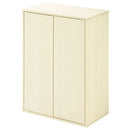 マルチキャビネット〔Aタイプ〕 カラーボックス キューブボックス 収納棚 本棚 おしゃれ ラック 扉付き フラップ 木製 4段 a4 可動棚 約 幅60 奥行35 ディスプレイ キッチン リビング ぼん家具