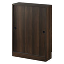 カウンター下収納〔幅60cm・奥行20cm〕 カウンター下収納 薄型 4段 可動棚 引き戸 食器棚 キャビネット キッチン 木目調 北欧 ぼん家具