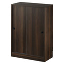 カウンター下収納〔幅60cm・奥行30cm〕 カウンター下収納 薄型 4段 可動棚 引き戸 食器棚 キャビネット キッチン 木目調 北欧 ぼん家具