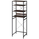 スライド棚付きゴミ箱上ラック〔幅60cm〕 ゴミ箱上ラック スライド棚 4段 可動棚 コンセント付き レンジ台 キッチン 収納 ぼん家具