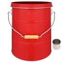 バケツ型米びつ〔5kgタイプ〕 米びつ 5kg 日本製 計量カップ付き 密閉 軽量 錆びに強い 防虫 頑丈 湿気 酸化防止 トタン製 米 OBAKETSU(オバケツ)