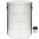 バケツ型米びつ〔30kgタイプ〕 米びつ 30kg 日本製 計量カップ付き 密閉 軽量 錆びに強い 防虫 頑丈 湿気 酸化防止 トタン製 米 OBAKETSU(オバケツ)