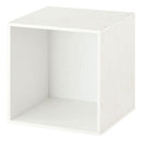 キューブボックス収納〔幅40cm〕 キューブボックス 収納ボックス カラーボックス 収納 木製 扉 スリム おしゃれ 本棚 ラック 収納棚 2段 積み重ね 本 cd dvd レコード 書類 ぼん家具