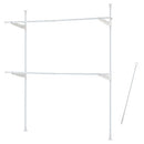 つっぱり式ハンガーポール 室内物干し 折りたたみ 物干しスタンド 洗濯物干し 室内 屋内 おしゃれ 突っ張り 窓枠 壁付け 省スペース スリム コンパクト 伸縮 大容量 昇降 ぼん家具