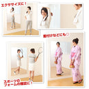 割れないミラー〔100×150cm〕 全身鏡 姿見鏡 姿見 ミラー鏡 フィルム 割れない鏡 全身 壁掛け 軽量 持ち運び おしゃれ リビング 大型 おすすめ 玄関 北欧 日本製 100×150cm 鏡 ぼん家具