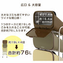 4分別キャスター付ダストボックス ゴミ箱 ダストボックス おしゃれ 分別 スリム 縦型 ごみ箱 シンプル 分別ごみ箱 分別ゴミ箱 キャスター付 キッチン リビング インテリア 収納用具 4段 ぼん家具