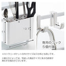 シンク上キッチン収納ラック キッチンラック シンク上キッチン収納ラック スチールラック スリム カトラリー 収納 キッチングッズ TOWER 山崎実業 山崎実業