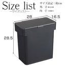 密閉袋ごと米びつ〔5kg〕 TOWER 山崎実業 米びつ 5kg 密閉 袋ごと スリム ライスストッカー システムキッチン 引き出し用 おしゃれ 山崎実業