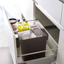 密閉袋ごと米びつ〔5kg〕 TOWER 山崎実業 米びつ 5kg 密閉 袋ごと スリム ライスストッカー システムキッチン 引き出し用 おしゃれ 山崎実業