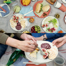 ALFRESCO プレート250mm お皿 食器 取皿 洋食 和食 皿 サラダ皿 盛り皿 器 シンプル おしゃれ キッチン 日用品 台所用品 ぼん家具