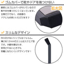 ドアストッパーf ドアストッパー 玄関ドアストッパー 戸当たり ストッパー 玄関 室内 マグネット ゴム スリム 磁石 おしゃれ 取付簡単 粘着テープ付 マンション 扉 ぼん家具