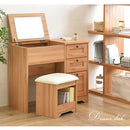 ドレッサーデスク ドレッサー おしゃれ 椅子付き セット コンセント付き デスクドレッサー 机 2WAY 化粧台 鏡台 化粧机 引き出し 小物収納 木製 コンパクト 佐藤産業