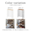 天板付きシューズラック〔6段タイプ〕 TOWER 山崎実業 シューズラック おしゃれ 靴 収納ラック 棚 スチールラック スリム シューズボックス 靴箱 大容量 靴入れ 玄関収納 収納家具 小さめ 新生活 山崎実業