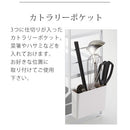 コンロ奥ラック〔3段タイプ〕 TOWER 山崎実業 調味料ラック コンロ奥ラック 調理器具 コンロ奥 コンロ横 収納 隙間 すき間 すきま スパイスラック 調味料スタンド 3段 おしゃれ 山崎実業