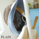 ポールハンガー コートハンガー ポールハンガー おしゃれ ハンガーポール 木製 天然木 スリム シンプル 帽子 コート バッグ ワンピース スカーフ PLAIN 山崎実業 山崎実業