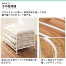 布団収納ラック 布団収納ラック キャスター付き 布団ラック 押し入れ 収納 高さ調整 収納台車 幅105 高さ64 奥行63 スチール ラック  クローゼット コンパクト ぼん家具