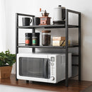 伸縮キッチンラック〔2段〕 キッチンラック キッチン 収納 レンジラック 冷蔵庫ラック スリム おしゃれ 2段 上置き 伸縮 コンパクト 可動棚 スチール 炊飯器 トースター 調味料 ぼん家具