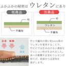 竹ラグカーペット〔100×140cm〕 ラグ ラグマット 夏用ラグ 竹ラグ おしゃれ 1畳 絨毯 カーペット 厚手 天然竹 ひんやり 冷感 滑り止め リビング 一人暮らし 100×140cm ぼん家具