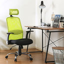 ヘッド付アームアップチェア オフィスチェア デスクチェア 学習椅子 ハイバック おしゃれ 北欧 パソコンチェア キャスター 肘 跳ね上げ メッシュ ヘッドレスト ぼん家具