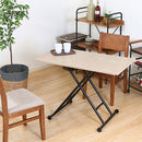 昇降テーブル 昇降式テーブル おしゃれ 小さめ 幅100 センターテーブル 木製 昇降 キャスター付き リフティングテーブル ダイニング テーブル ぼん家具