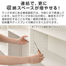 つっぱり式ラック〔深型〕棚板3枚セット 棚 3枚セット 深型 本体別売 当店 つっぱり式ラック 専用 可動棚 木製 下段用 幅56cm 奥行26cm 連結 橋渡し シェルフ ラック 板 増設 拡張 ブリッジシェルフ ぼん家具