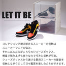 シューズボックス Lサイズ〔8個セット〕 シューズボックス スニーカーボックス クリア おしゃれ 靴収納 靴箱 スニーカーケース シューズケース 靴入れ 8個セット 透明 箱 ディスプレイ ぼん家具