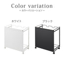 目隠し分別ダストワゴン〔3分別〕 TOWER 山崎実業 タワー 分別ダストワゴン キャスター付き 3分別 レジ袋対応 ゴミ箱 ペットボトル 分別 隠せる ゴミ袋ホルダー スタンド おしゃれ 山崎実業