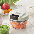 ハンディチョッパーミニ フードチョッパー 手動 フードプロセッサー みじん切り 便利グッズ キッチン フードカッター きざむ まぜる 引くだけ 簡単 ラドンナ Toffy