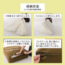 クッションになる布団収納ケース 布団収納 クッション 布団収納袋 シングル おしゃれ 取っ手付き 収納ケース 持ち運び 寝具 洗える 布団入れ 布団収納ケース ファスナー ファブリック ぼん家具