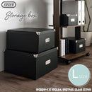 収納ボックス〔L〕 収納ボックス フタ付き 収納ケース おしゃれ インナーボックス 折りたたみボックス 押し入れ収納 小物収納 LADONNA Toffy Toffy