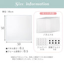 ペットフェンス ペットゲート ペットフェンス 置くだけ サークル 犬 おしゃれ 室内 半透明 柵 50×50 組み立て ジョイント パネル 8枚 お手入れ簡単 ぼん家具