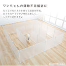 ペットフェンス ペットゲート ペットフェンス 置くだけ サークル 犬 おしゃれ 室内 半透明 柵 50×50 組み立て ジョイント パネル 8枚 お手入れ簡単 ぼん家具