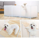 ペットフェンス ペットゲート ペットフェンス 置くだけ サークル 犬 おしゃれ 室内 半透明 柵 50×50 組み立て ジョイント パネル 8枚 お手入れ簡単 ぼん家具