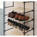 シューズラック シューズラック 靴箱 下駄箱 スリム シューズボックス 幅65 奥行30cm 縦長 カバー付き 省スペース 9段 大容量 大型 大量収納 軽量 ブーツ 目隠し ぼん家具