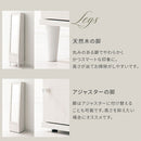 ミラー付き収納ラック ドレッサー 化粧台 おしゃれ 木製 鏡台 スリム 姿見 扉付き 全身鏡 収納ラック ミラー 約 幅40 高さ160 収納棚 北欧 モダン ぼん家具