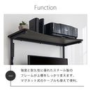 机上ラック モニター上 ラック パソコンラック デスク上 机上棚 プリンター収納 棚 整理整頓 コンパクト デスクワーク 在宅 リモートワーク おしゃれ ぼん家具