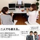 BONワイドデスク ロータイプ 単品 幅120cm パソコンデスク デスク 机 ローデスク パソコン 120 pc 学習机 おしゃれ 収納 ロー 木製 コンセント 北欧 テレワーク ぼん家具
