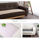 ソファパッド〔65×180cm〕 ソファーカバー 肘なし 3人掛け 2.5人掛け キルティング 綿100% ウォッシャブル ソファパッド 洗える ごろ寝 マルチパッド キルトパッド ソファ用 ぼん家具