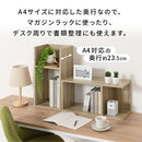 ディスプレイラック コの字ラック 木製 ミニラック スリム 収納 卓上 ディスプレイ 本棚 北欧 リビング A4 ぼん家具