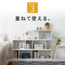 ディスプレイラック コの字ラック 木製 ミニラック スリム 収納 卓上 ディスプレイ 本棚 北欧 リビング A4 ぼん家具