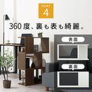 ディスプレイラック コの字ラック 木製 ミニラック スリム 収納 卓上 ディスプレイ 本棚 北欧 リビング A4 ぼん家具