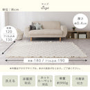 コットンケット〔120×180cm〕 ラグ ラグマット カーペット キルトラグ キルトケット コットンケット 汚れ防止 綿100% 中綿入り キルト生地 無地 約 120×180 床暖房対応 FRUTO