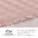 コットンケット〔120×180cm〕 ラグ ラグマット カーペット キルトラグ キルトケット コットンケット 汚れ防止 綿100% 中綿入り キルト生地 無地 約 120×180 床暖房対応 FRUTO