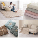 コットンケット〔120×180cm〕 ラグ ラグマット カーペット キルトラグ キルトケット コットンケット 汚れ防止 綿100% 中綿入り キルト生地 無地 約 120×180 床暖房対応 FRUTO